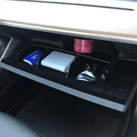 for tesla model 3 model y center console glovebox glove box storage organizer pallet stowing tidying