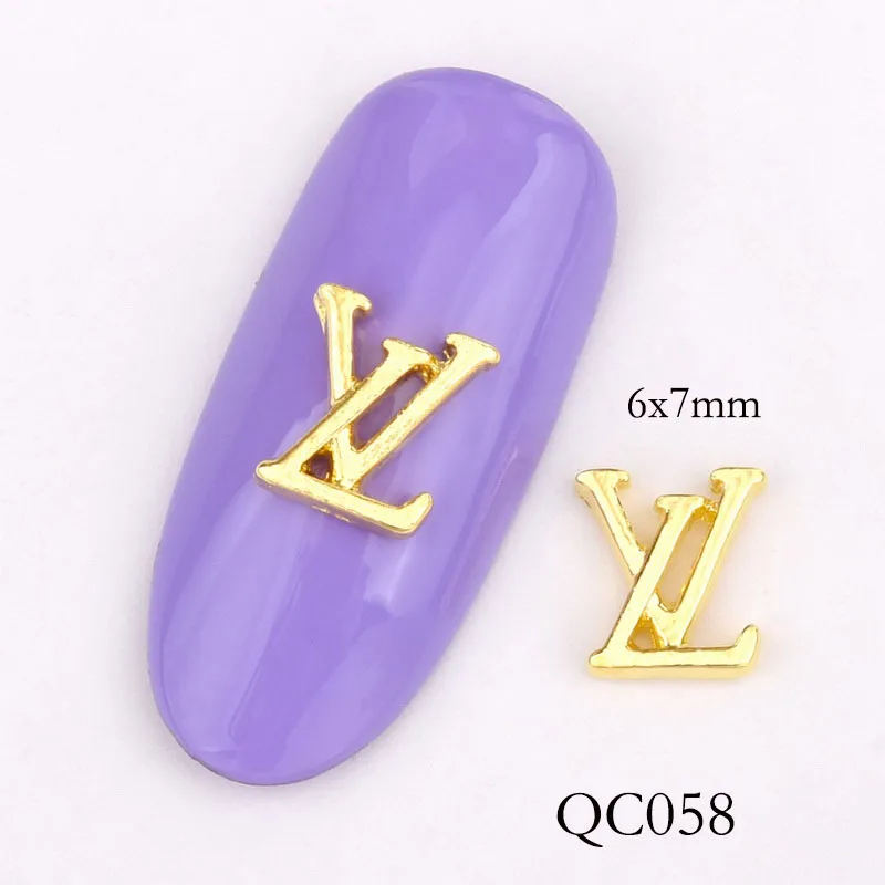 QC058 10 шт., украшение в виде головы оленя, украшение для маникюра, очаровательные Стразы для ногтей, стеклянный драгоценный камень, дизайн, сделай сам, рождественский подарок, украшения для ногтей - Color: QC058