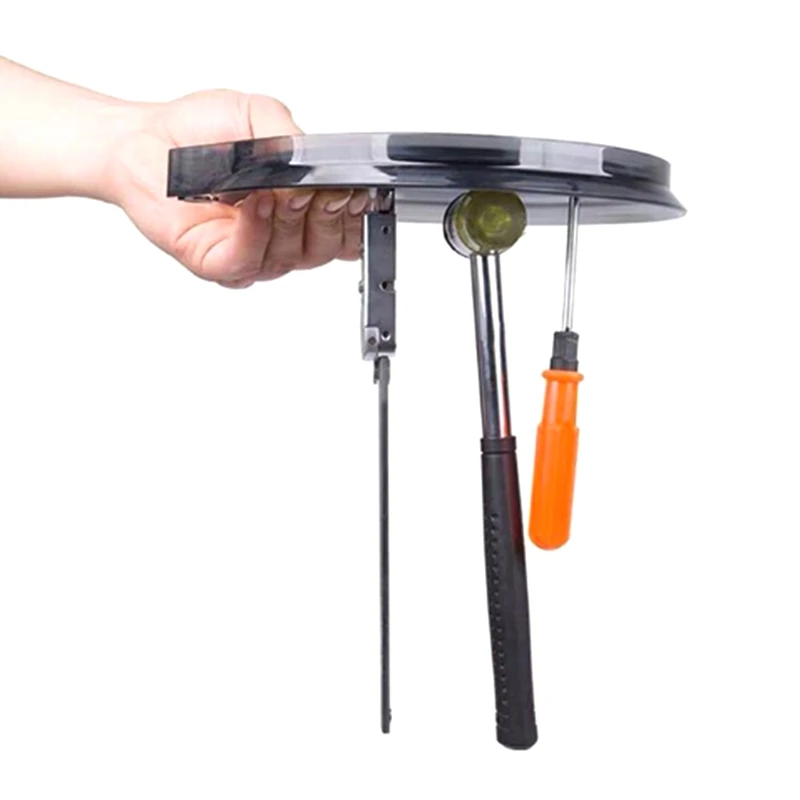 

BAIGE Transparent netic Bait Tray Pull Bait Disk Strong netic Tray Fishing Chair Camping Fishing Tool Accessories Fish