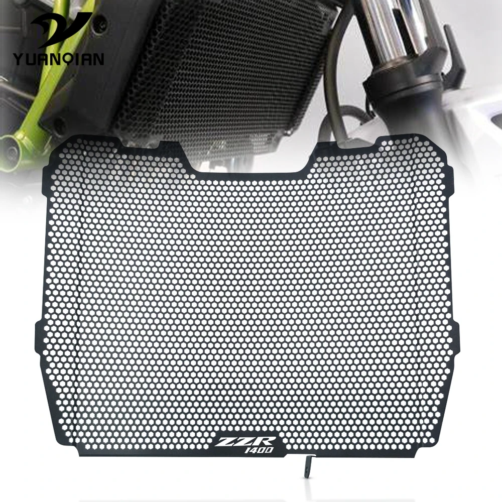 

Радиатор двигателя мотоцикла ободок решетка протектор гриль Защита Крышка для Kawasaki ZZR1400 ZZR 1400 2014-2020 2019 2018 2017 2016
