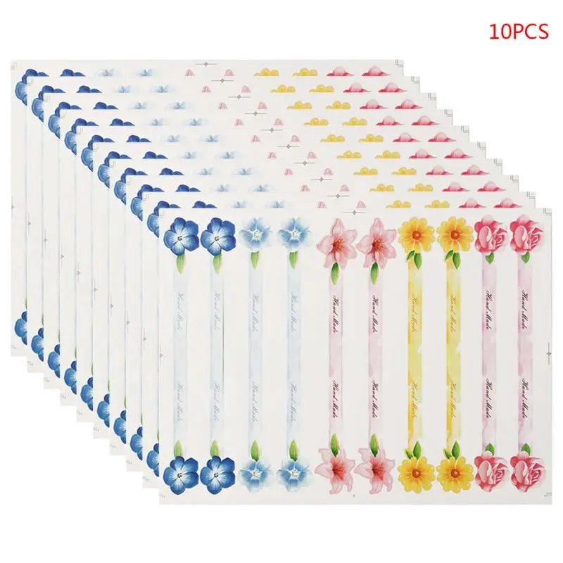 100x цветок яичный желток хрустящая Кондитерская Печать стикер полоса упаковка