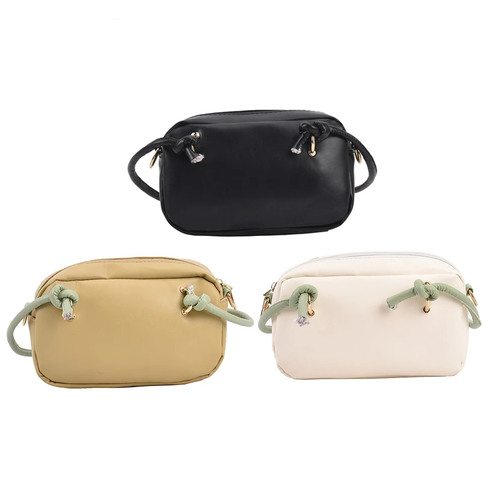 

Daily Shoulder Underarm Bag For Women Hit Color PU Casual Ladies Small Purse Girls Multipurpose Elegant Handbags