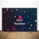 Современные Плакаты для домашнего декора с логотипом PlayStation, печать на холсте, плакат, модульное настенное искусство, Картина на холсте для гостиной