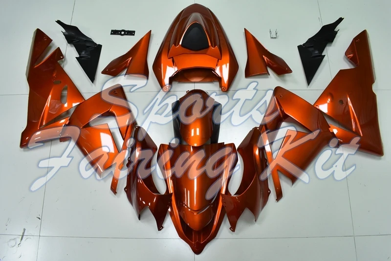 Полный комплект тела для Φ 2004 2005 Оранжевый обтекатель Ninja ZX 10r комплекты Kawasaki ZX10r