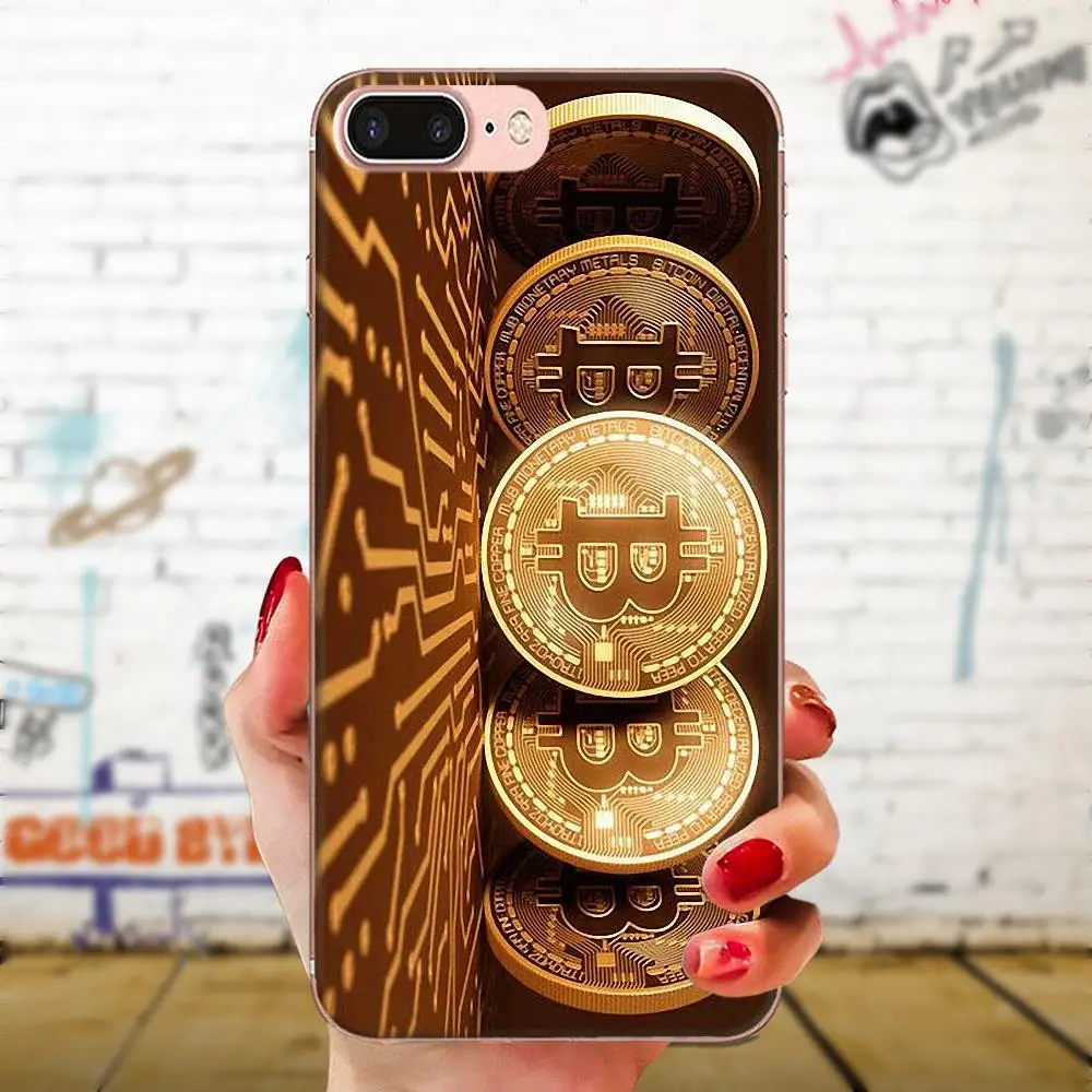 Soft Phone Cases Bitcoin Gold For Xiaomi Redmi Mi 4 7A 9T K20 CC9 CC9e Note 7 9 Y3 SE Pro Prime Go Play | Мобильные телефоны и