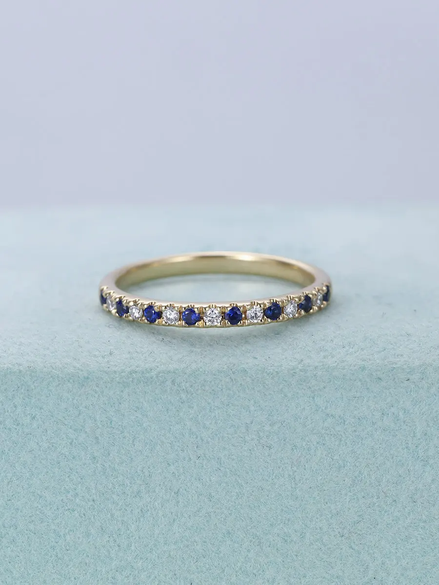 Обручальное кольцо с белым журавлем из твердого белого золота/золота цирконом и