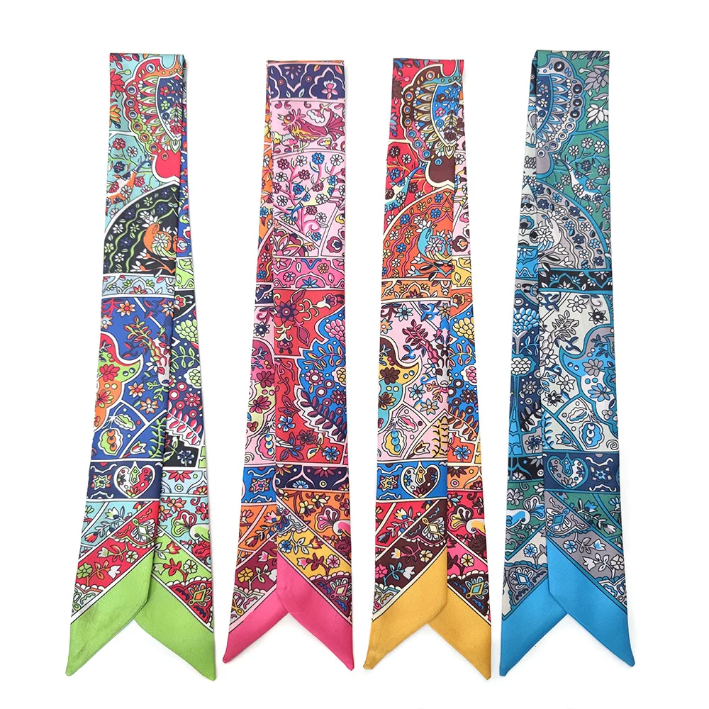 

2021 Fashion Scarf Women Luxury Brand New Summer Women Silk Scarf Beach Hijab Shawls