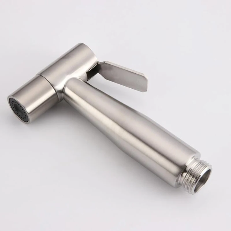 

Ручной распылитель из нержавеющей стали для ванной и туалета, маленький водосберегающий распылитель для душа, насадка для душа