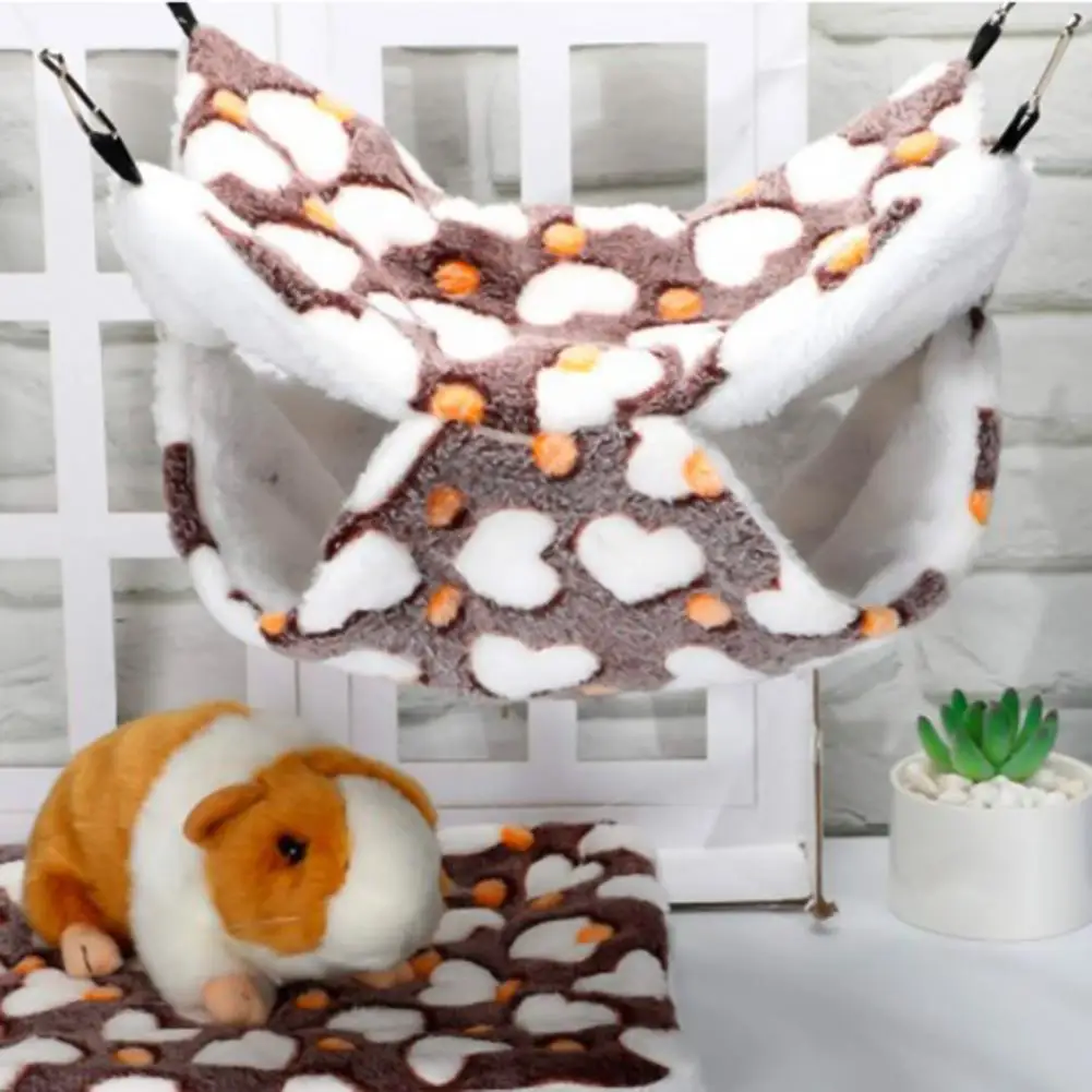 1 комплект уютный гамак для хомяка с крючками кровать домашнего животного гнездо