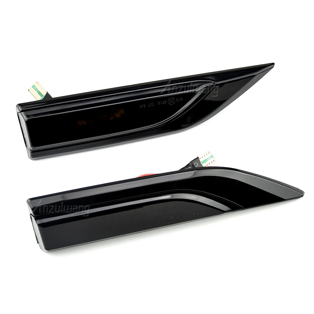 2Pcs Dynamic Blinker LED Side Light Turn Signal Marker Lamp Car Styling Amber For VW Transporter T6 Multivan Caddy MK4 2015-2019 - купить по