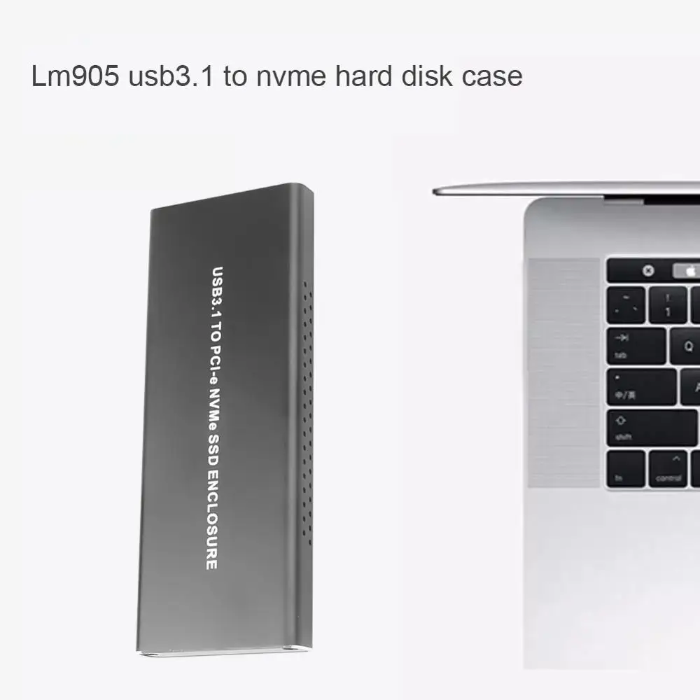 NVME M-ключ для Тип C адаптер чехол USB 3 1 Для M.2 PCIe SSD HDD корпус переносного адаптера