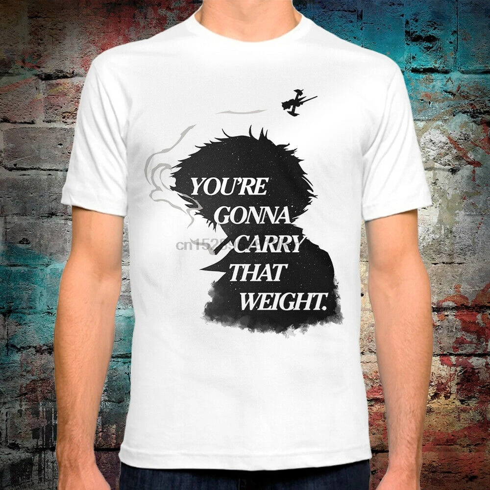 Ковбой Бибоп Спайк Футболка-Шпигель Оригинальное художественное аниме футболка