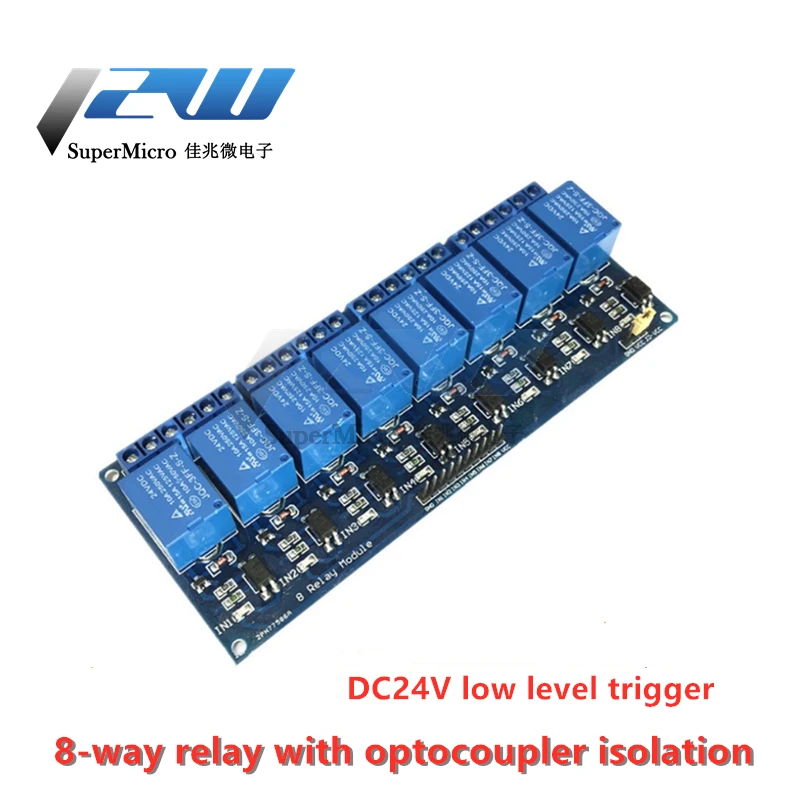 С оптопары 8 способ релейный модуль с plc разъемом реле управления плата 24v|Реле| |