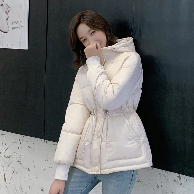AYUNSUE зимняя куртка женская парка Короткое пальто женские парки в Корейском стиле