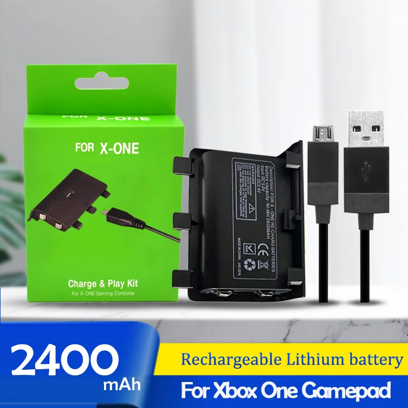 2400 мАч перезаряжаемый Ni MH аккумулятор для XBOX ONE контроллер беспроводной геймпад