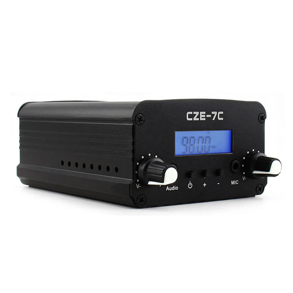 FM-передатчик PLL CZE-7C радиовещательная станция 1 Вт/7 Вт частота стерео 76-108 МГц