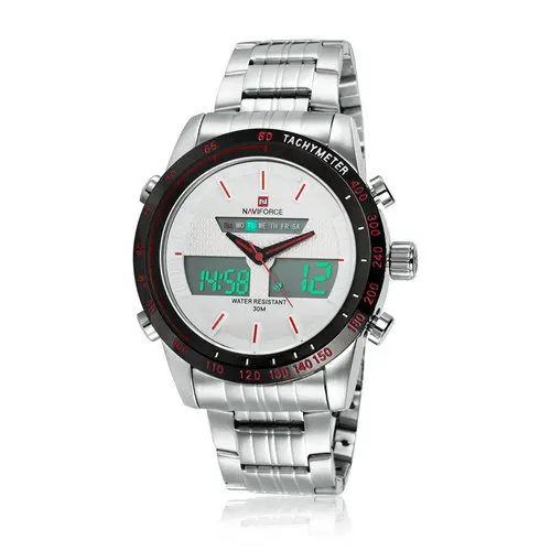 

NAVIFORCE9024 Quartz Watch Sports Multifunctional Water Stainless Steel Strap Watch Male