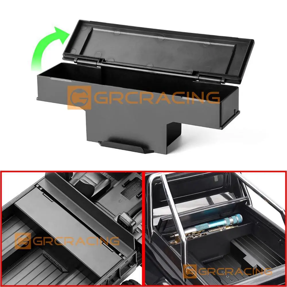 

Grc 1/10 Crawler Climbing Vehicle Taxxas Trx6 Rear Compartment Toolbox Rear Compartment Sliding Toolbox Rc Car Parts G163F