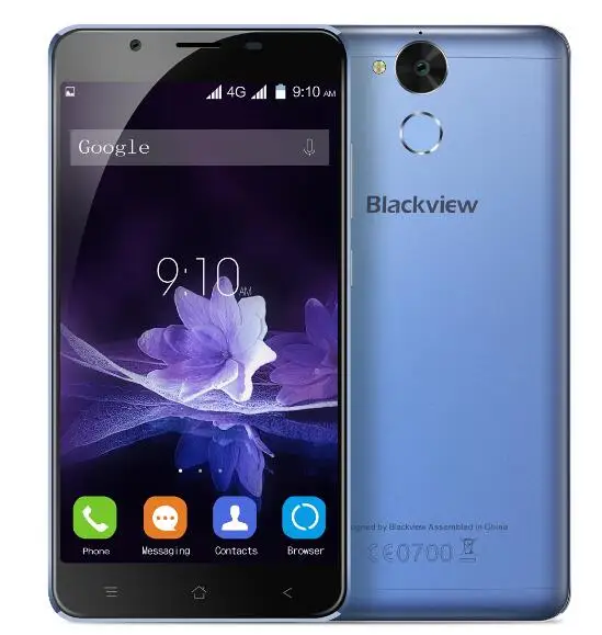 Blackview P2 6000mAh 5,5 ''Full HD MTK6750T Восьмиядерный QC OTG Android металлические мобильные телефоны 4 Гб ram 64 Гб rom смартфон с отпечатком пальца