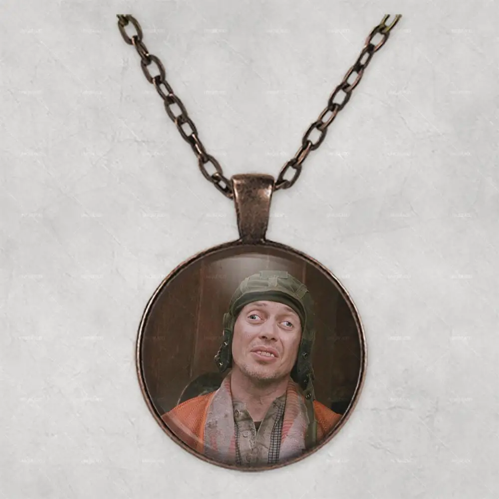 Steve Buscemi crazy eyes Personalised Photo Necklace Picture Jewelry necklaces pendants Circle Locket Memorial Gift | Украшения и