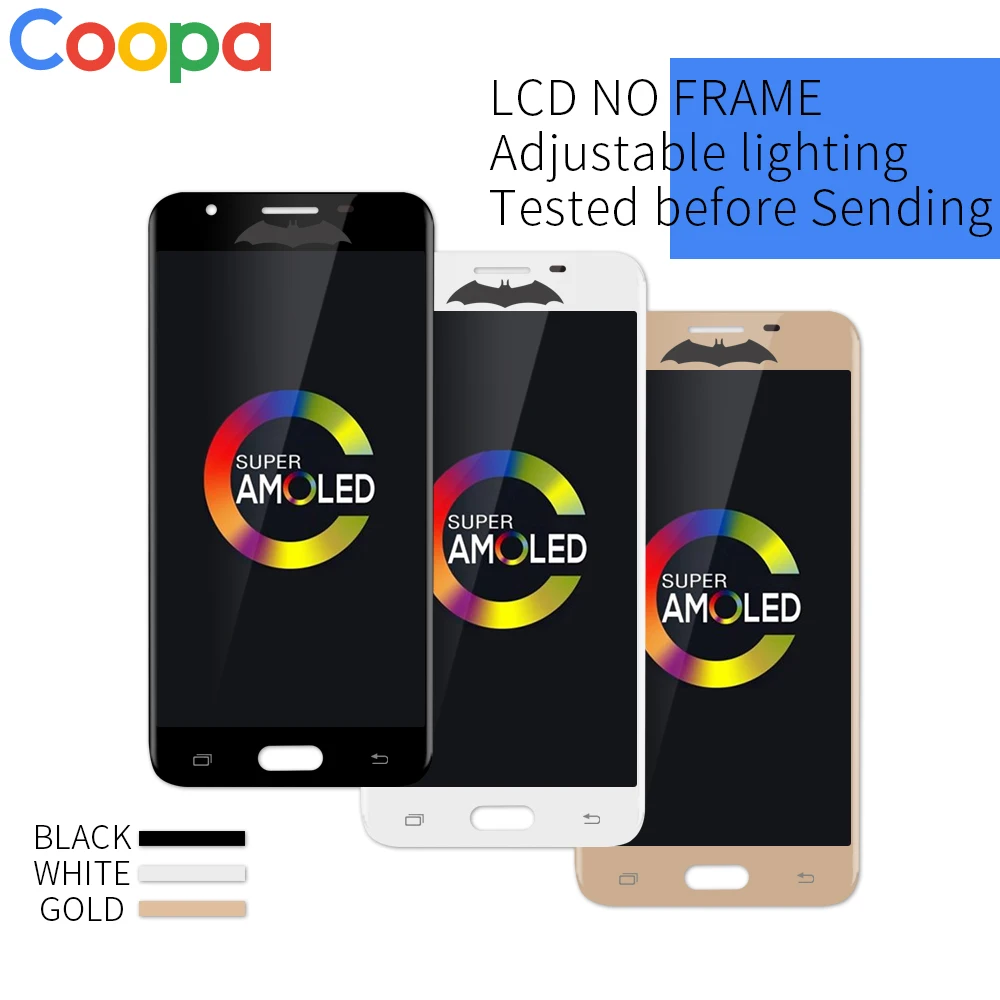 

For Samsung Galaxy J5 Prime G570 G570F On5 2016 G5700 LCD Display Touch Screen Digitizer Assembly Single/Double Hole Replacement