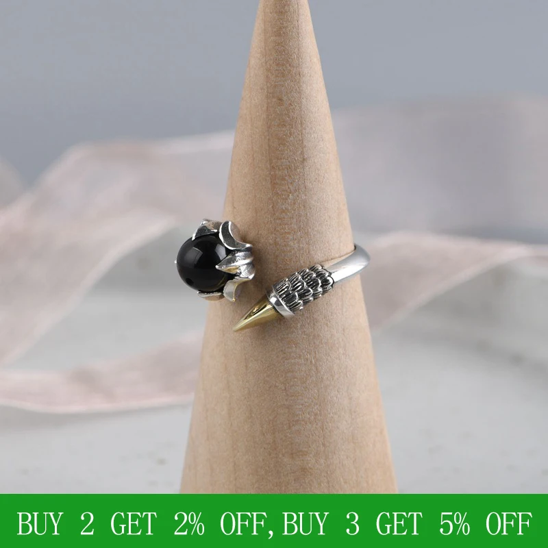 Женские и мужские Открытые Кольца BALMORA из 100% натурального серебра 925 пробы в стиле