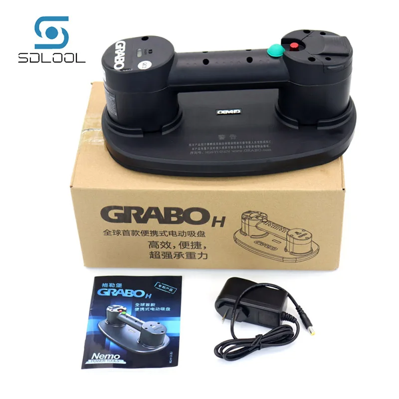 

Grabo H Электрический вакуумный подъемник на присоске, новый тип, портативная батарея, плитка, присоска для дерева, камня, гранита, стекла