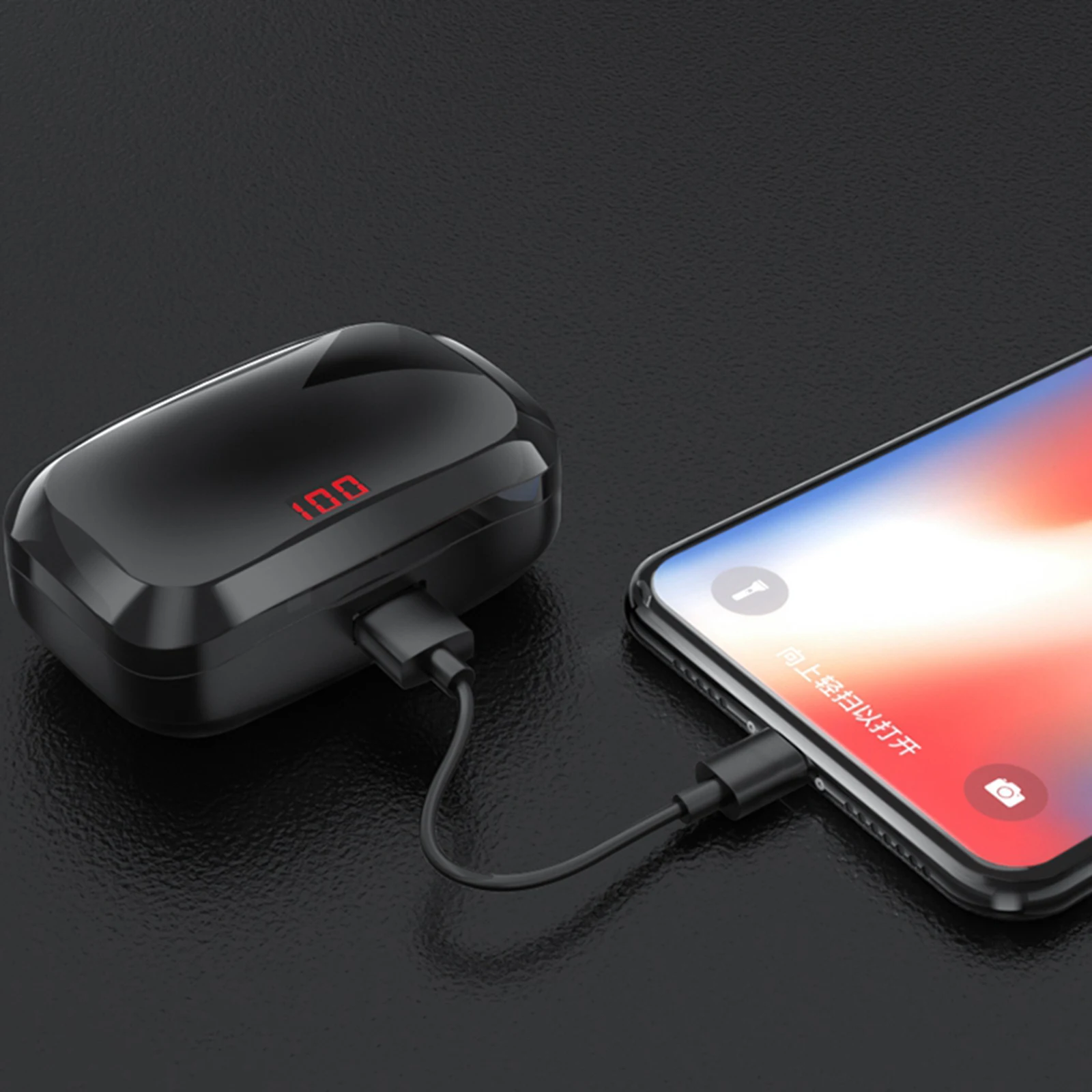 Водонепроницаемые наушники-вкладыши Bluetooth TWS гарнитура наушники 3500mAh с