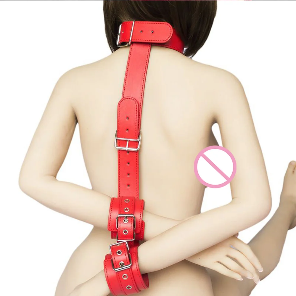 Женская модель наручники шейный воротник ремешок на запястье женские секс