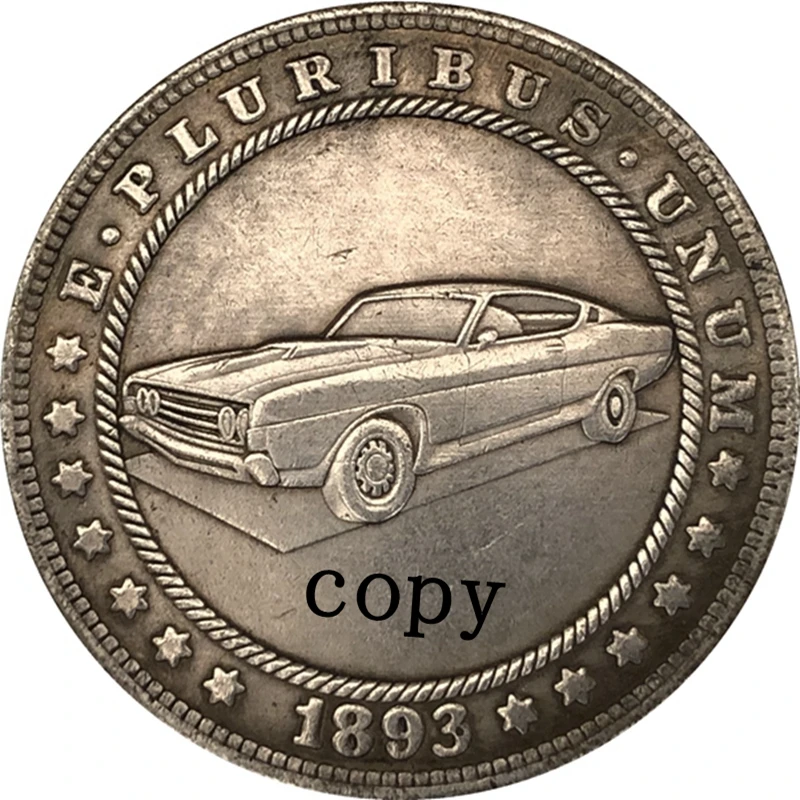 

Hobo Nickel 1893-S USA Morgan Dollar COIN COPY Type 289