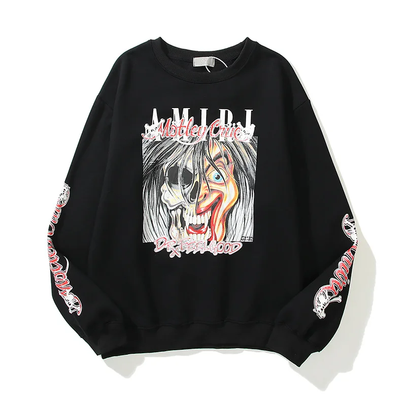 

Флисовые Толстовки Kanye с надписью West, с мультяшным лицом, парная уличная одежда, Повседневная Толстовка для мужчин и женщин, свободная толст...