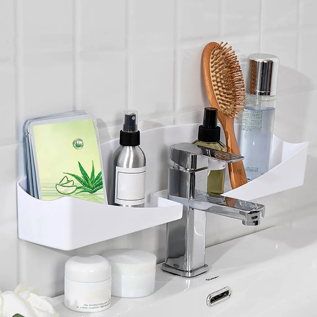 Настенная вешалка для ванной комнаты без перфорации настенная домашняя