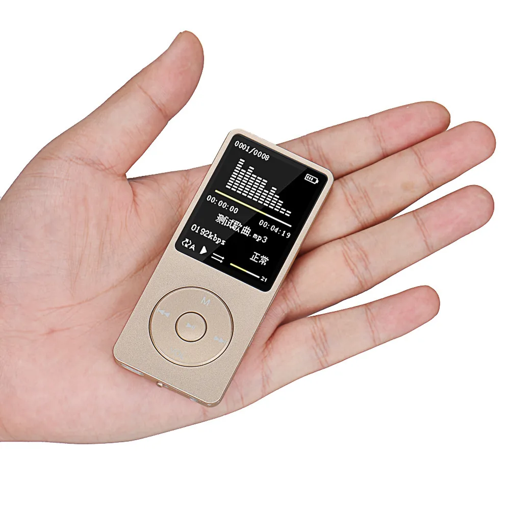 CARPRIE 8 Гб 70 часов воспроизведения MP3 MP4 без потерь Звук Музыкальный плеер FM рекордер TF игры фильм FM радио Диктофон
