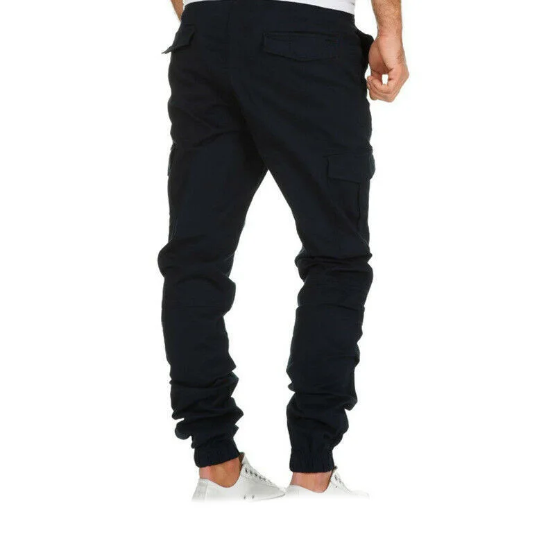 Брюки-карго мужские рабочие с эластичным поясом | Мужская одежда