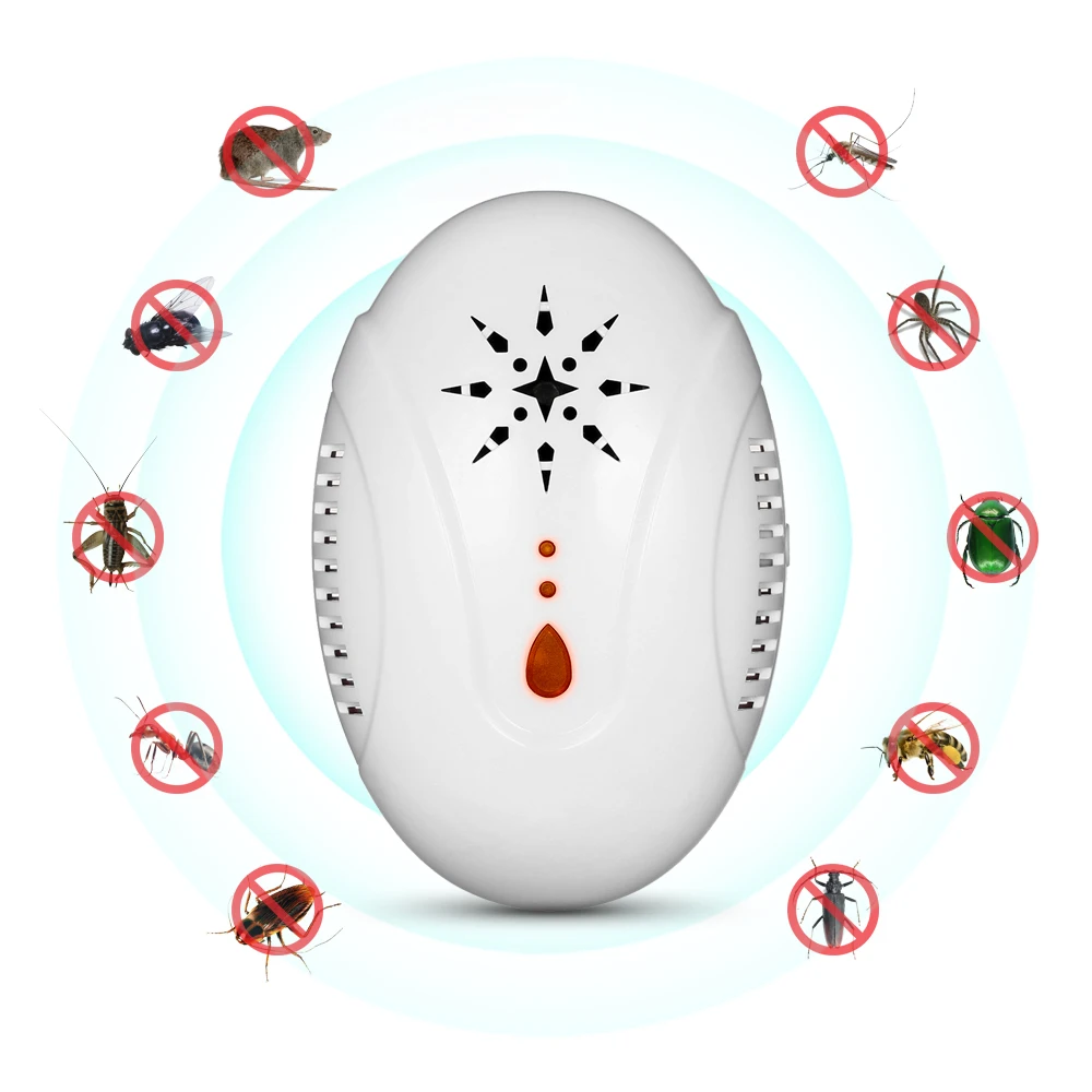 Три ультразвуковых режима подключаемый отпугиватель мышей для борьбы с