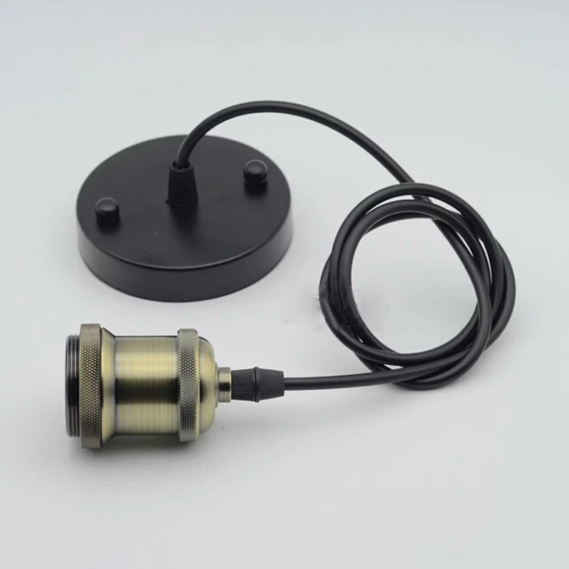 B2OCLED E27 ретро патрон для лампы AC 110V 220V держатель Эдисона винтажный подвесной