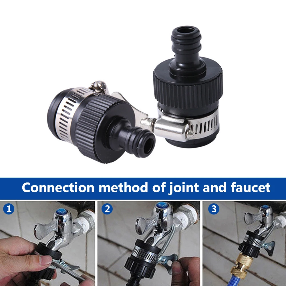 

13-17MM Connector Plastic Connector For Household Car Wash Water Pipe