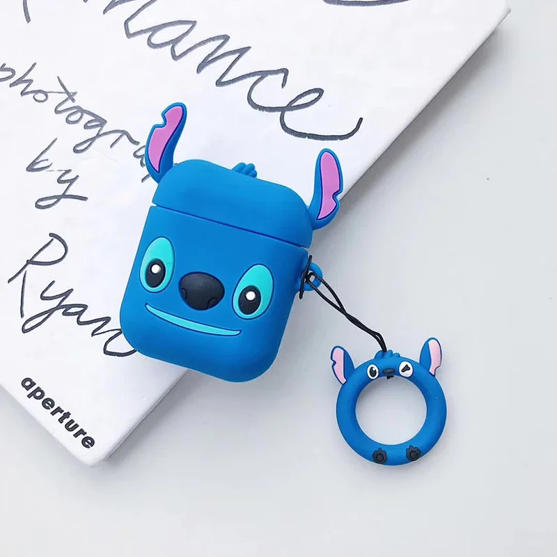 LOVERONY милые Bluetooth наушники 3D силиконовый чехол для AirPods 2 1 Earpods Защитная крышка мультфильм Air pods гарнитура аксессуары