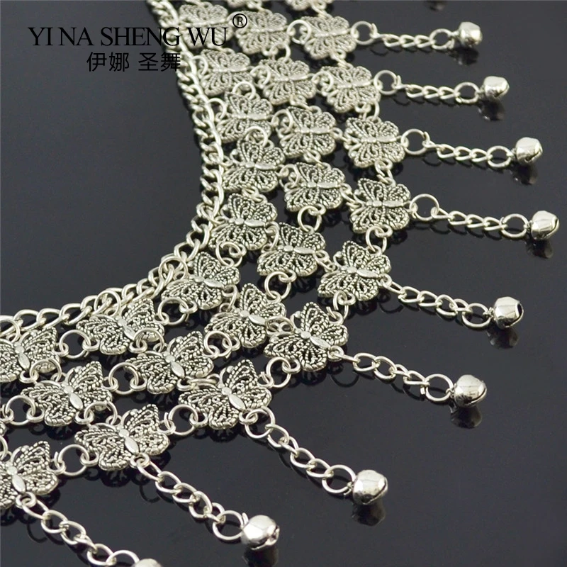 

Sexy Carved Butterfly Chain Waist Body Jewelry Accessory Fashion Belly Belt Belly Dance Waist Chain for Women Waistband Indian