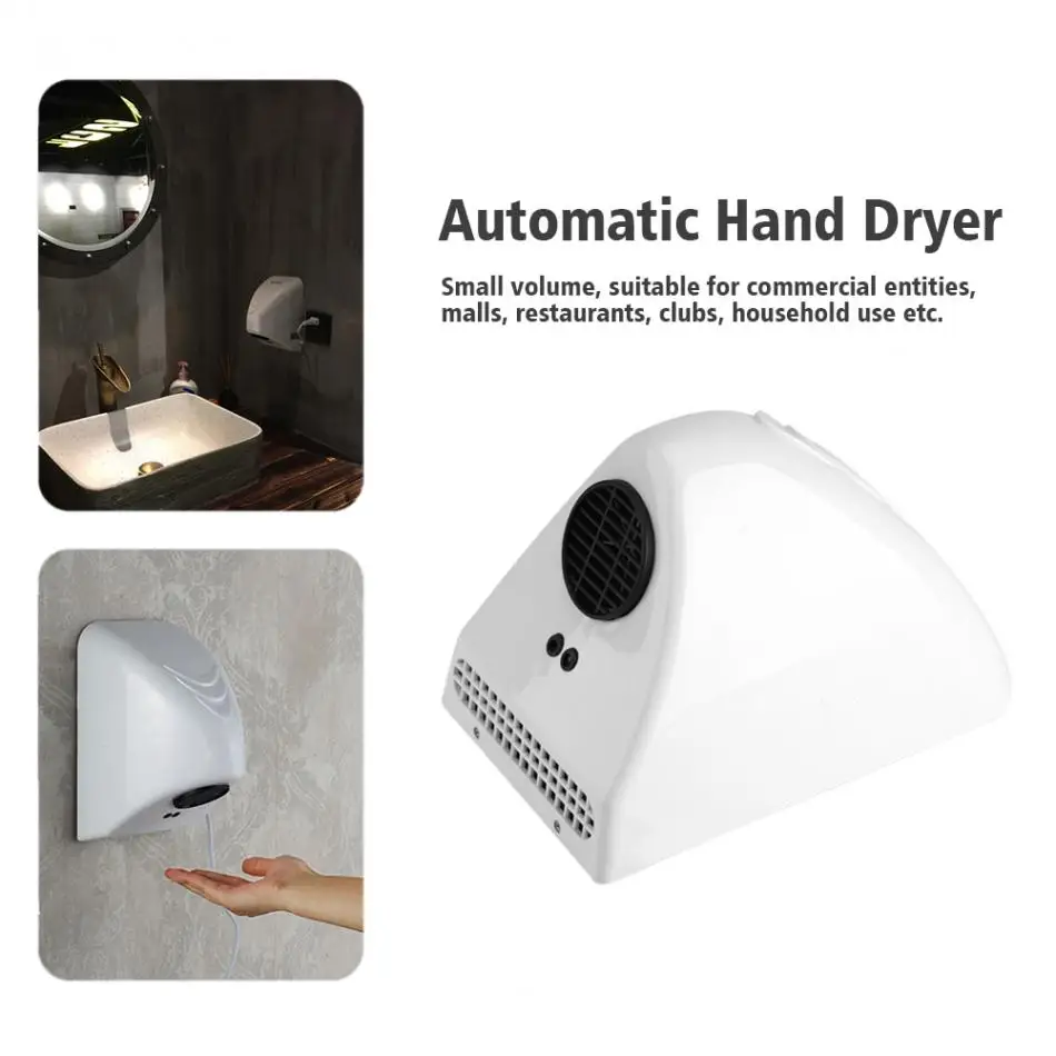 Сушилка для рук с нагревателем горячим воздухом 600 Вт|commercial hand dryer|hand dryerhand dryer electric
