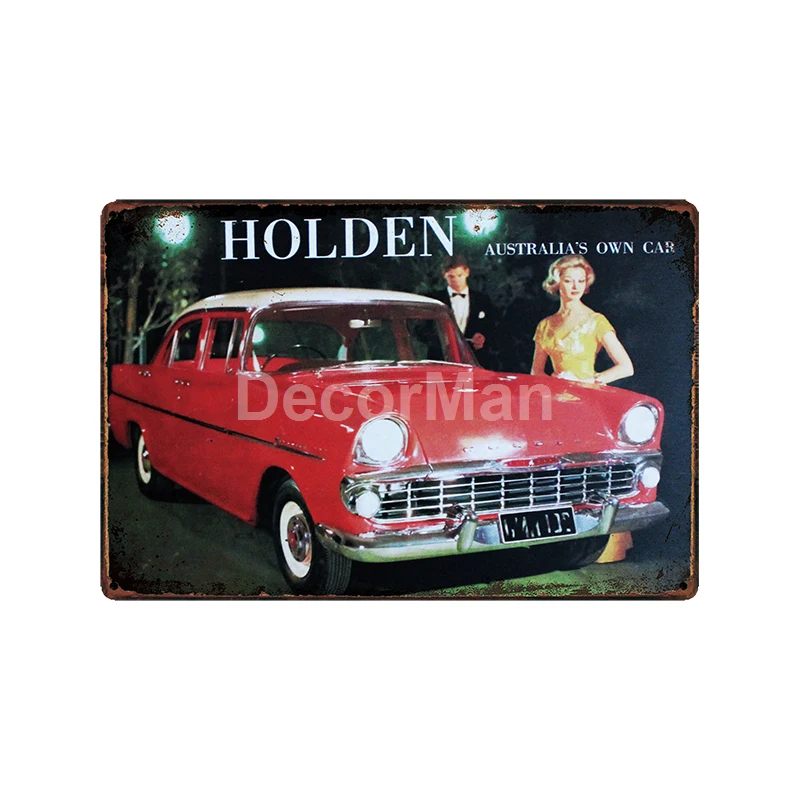 [DecorMan] Amecian Car Muscle металлический знак постер на заказ железные картины декор для