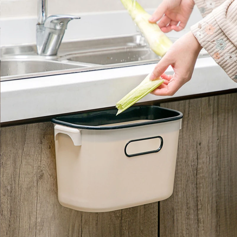 Кухонный настенный мусорный бак небольшой бытовой шкаф подвесной Тип мусорного
