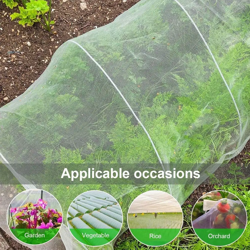 

Greenhouse Protective Net Garden Insect Nets Vegetables Care Insect Net Plant Cover Net Garden Pest Control Plant Potection Net