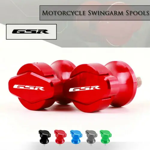 

M8 Motorcycle Accessories CNC Aluminum Frame Stands Screws Sliders Swingarm Spools Slider For SUZUKI GSR400 600 GSR750 GSR1000