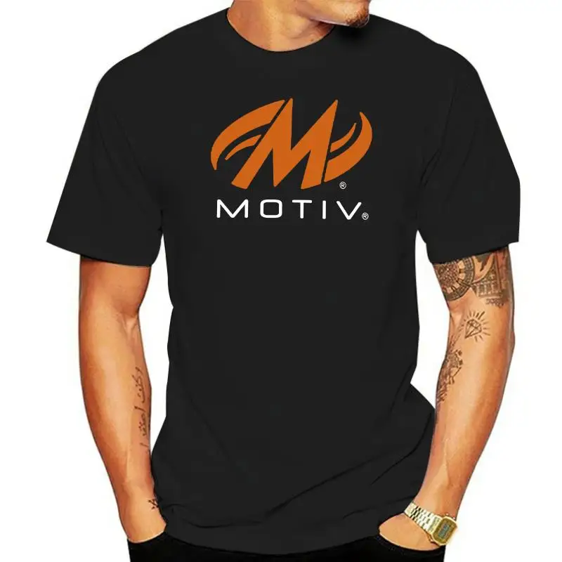 

New Popular MOTIV BOWLING Men's Black T-Shirt S-3XL Round Neck Tops TEE Shirt