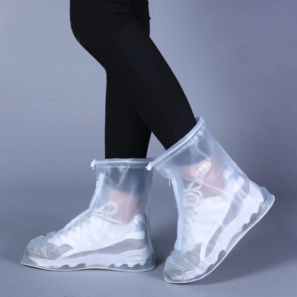 Women'S Flat Shoes Covers Rain Boots Non-Slip Rainproof Thick Wear-Resistant Cover Waterproof Outdoor | Дом и сад