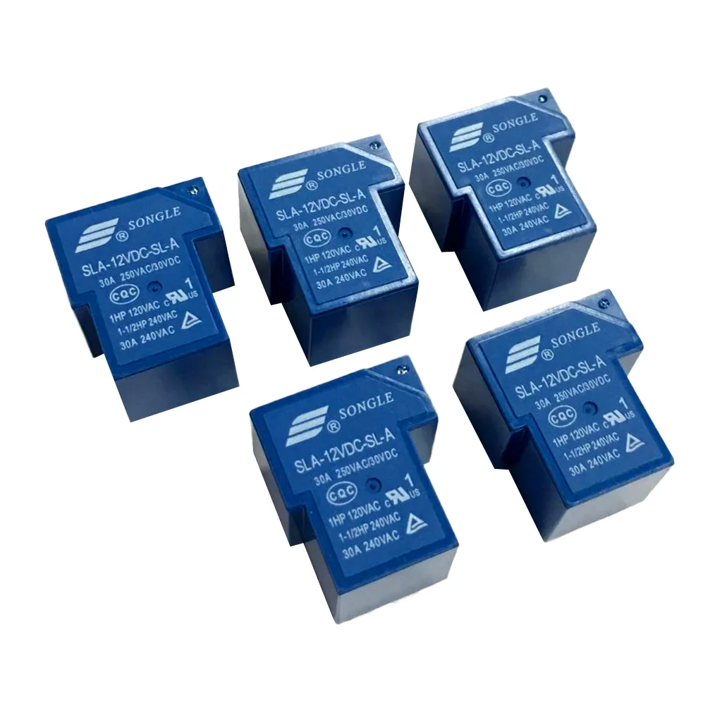 5 шт. 12 в 1 CH Реле SLA-12VDC-SL-C 250 В переменного тока 30V 30A DC мастерской | Обустройство дома