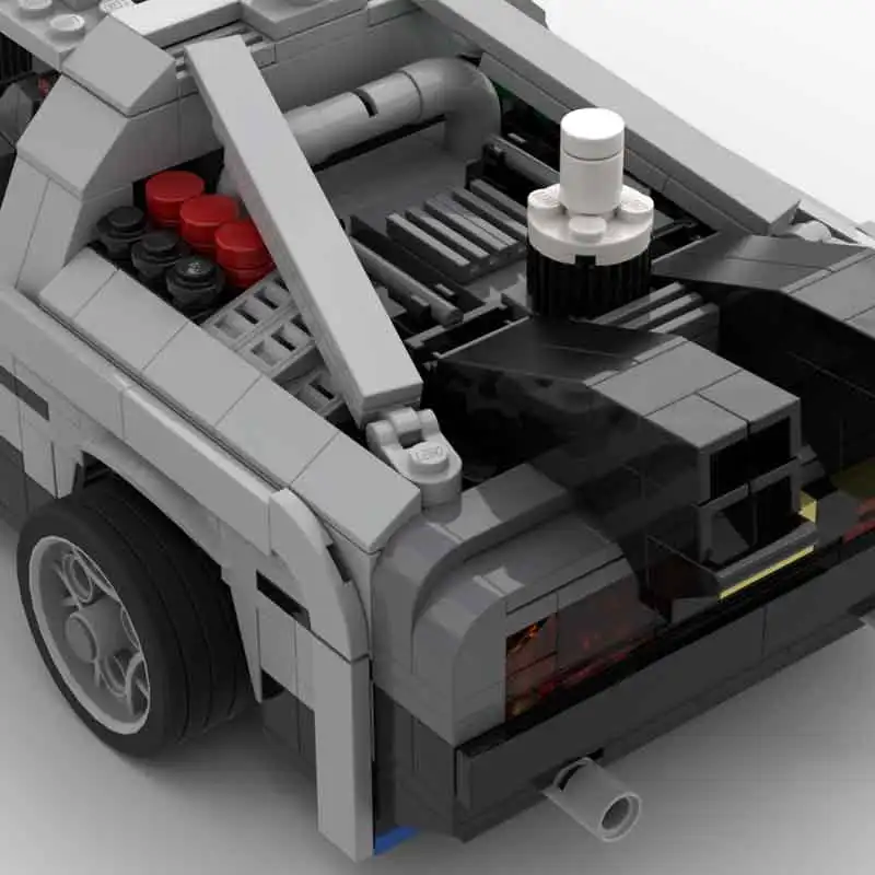 Фильм-автомобиль MOC строительные блоки Назад в будущее DeLorean Time Machine игрушка