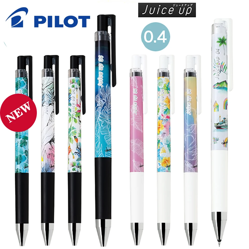 Japanese New Product PILOT Juice Up Press The Juice Gel Pen Illustration Limited Student Gel Pen Set 8 Colors Available