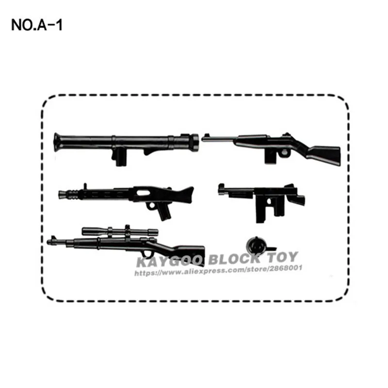 Кирпичные фигурки военные спецназ солдатики оружие совместимое с Legoings Armed SWAT